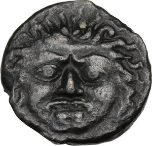 obverse: Kamarina. AE Tetras or Trionkion, c. 420-405 BC