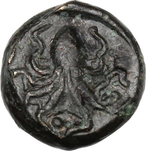 reverse: Syracuse.  Second Democracy (466-405 BC).. AE Onkia