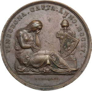 reverse: Napoleone I Imperatore di Francia e d Italia (1805-1814). . Medaglia 1805 per la  presa di Vienna