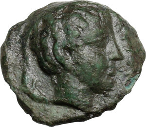 obverse: Syracuse.  Second Democracy (466-405 BC).. AE Onkia, after 425 BC