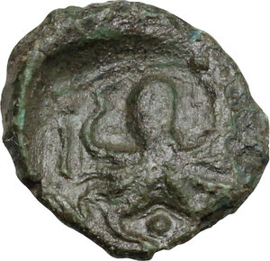 reverse: Syracuse.  Second Democracy (466-405 BC).. AE Onkia, after 425 BC