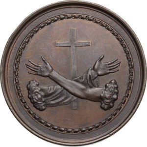 obverse: Confraternita delle Sacre Stimmate di San Francesco. Medaglia 1857