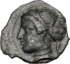 obverse: Syracuse.  Dionysos I (405-367 BC). AE Hemilitron, c. 405-367 BC)