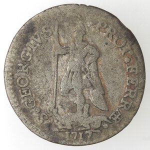 reverse: Ferrara. Clemente XI. 1700-1721. Muraiola da 4 baiocchi 1717. Mi. 