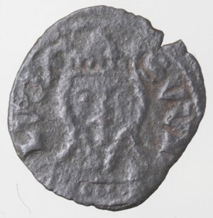 reverse: Lucca. Repubblica a nome di Ottone IV. 1209-1315. Denaro piccolo o albulo. Mi. 