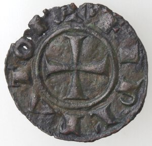 obverse: Messina. Federico II. 1197-1250. Denaro del 1225. Mi. 