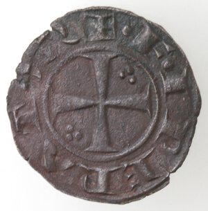 obverse: Messina o Brindisi. Federico II. 1197-1250. Denaro del 1225. Mi. 