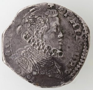 obverse: Messina. Filippo II. 1554-1598. 4 Tarì 1664. Ag. 