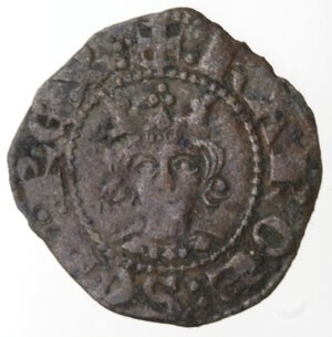 obverse: Napoli. Carlo II d Angiò. 1285-1309. Denaro Regale. Mi. 