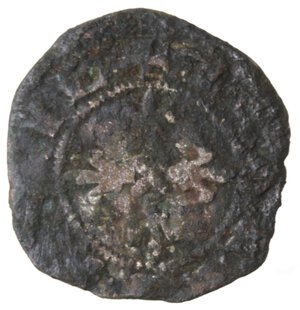 reverse: Napoli. Carlo II d Angiò. 1285-1309. Denaro Regale. Mi. 
