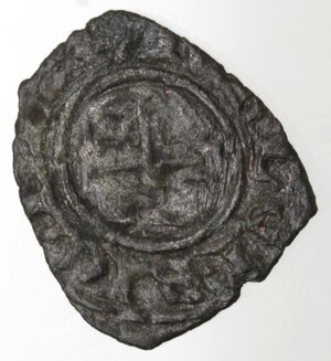 obverse: Napoli. Roberto d Angiò. 1309-1343. Denaro Gherardino. Mi. 