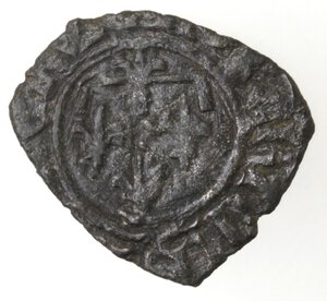 reverse: Napoli. Roberto d Angiò. 1309-1343. Denaro Gherardino. Mi. 
