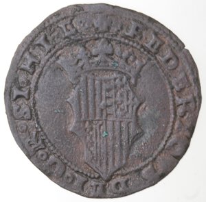 obverse: Napoli. Federico III d Aragona. 1496-1501. Doppio sestino. Ae. 