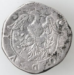 reverse: Napoli. Filippo III. 1598-1621. Mezzo Scudo 1617. Ag. 