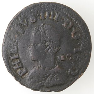 obverse: Napoli. Filippo IV. 1621-1665. Pubblica 1622. Ae. 