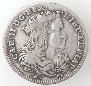 obverse: Napoli. Carlo II. 1674-1700. Tari 1693. Ag. 