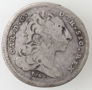 obverse: Napoli. Carlo di Borbone. 1734-1759. Carlino 1755. Ag. 