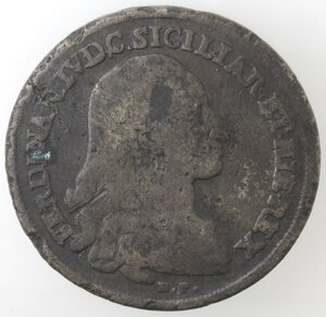 obverse: Napoli. Ferdinando IV. 1759-1798. Piastra 1787. Falso d epoca. Ae. 
