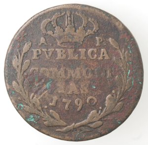 reverse: Napoli. Ferdinando IV. 1759-1798. Pubblica 1790 A P. Ae. 