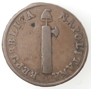 obverse: Napoli. Repubblica Napoletana. 1799. 4 Tornesi 1799. Ae. 
