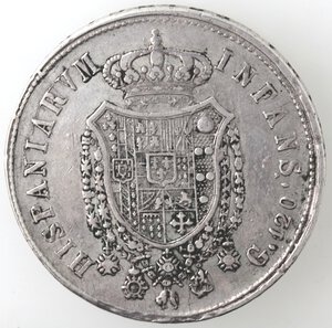 reverse: Napoli. Napoli. Ferdinando I. 1816-1825. Piastra 1818. Ag. 