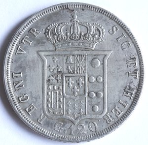 reverse: Napoli. Ferdinando II. 1830-1859. Piastra 1841. Ag. 