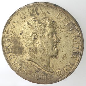 obverse: Napoli. Ferdinando II. 1830-1859. Piastra 1858. Ottone? 