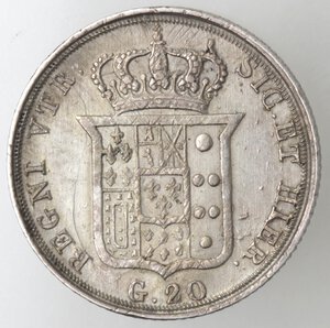 reverse: Napoli. Ferdinando II. 1830-1859. Tari  1832. Ag. 