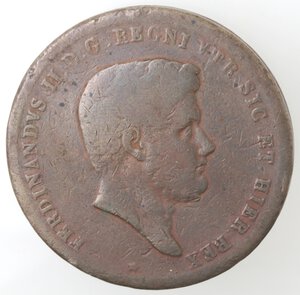 obverse: Napoli. Ferdinando II. 1830-1859. 10 Tornesi 1848. Ae. 