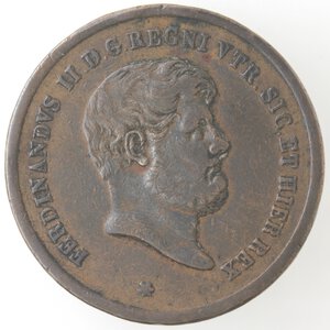 obverse: Napoli. Ferdinando II. 1830-1859. 10 Tornesi 1859. Ae. 