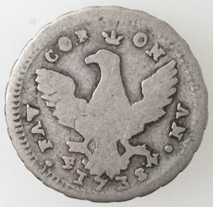 reverse: Palermo. Carlo di Borbone. 1734-1759. Tarì 1735. Ag. 