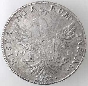 reverse: Palermo. Ferdinando III. 1759-1816. 12 tari  1799. Ag. 