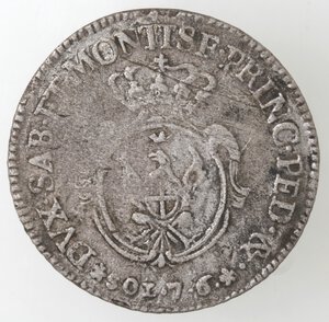 reverse: Vittorio Amedeo III. 1773-1796. 7,6 soldi 1785. Mi. 