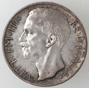 obverse: Vittorio Emanuele III. 1900-1943. 10 lire 1927 Biga. 2 Rosette. Ag. 