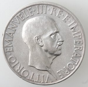 obverse: Vittorio Emanuele III. 1900-1943. 10 Lire 1936 Impero. Ag. 