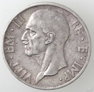 obverse: Vittorio Emanuele III. 1900-1943. 5 lire 1936 Famiglia. Ag. 