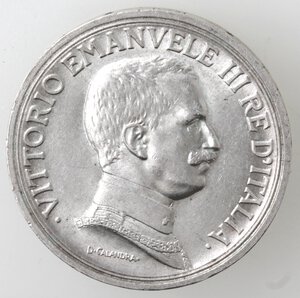 obverse: Vittorio Emanuele III. 1900-1943. 2 Lire 1914 Quadriga. Ag. 
