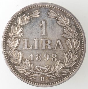 reverse: San Marino. Lira 1898. Ag. 