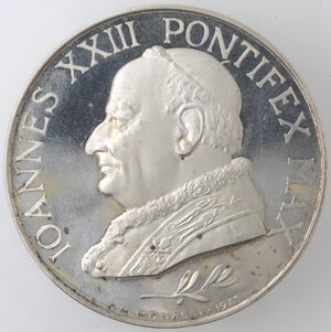 obverse: Medaglie. Papali. Giovanni XXIII. 1958-1963. Medaglia 1973. Postuma. Ag. 