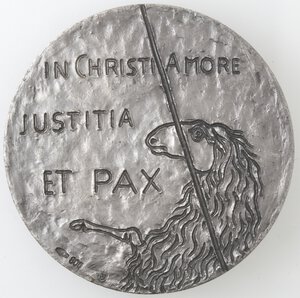 reverse: Medaglie. Papali. Paolo VI. 1963-1978. Giovanni Battista Montini. Medaglia annuale, A. XIV. Ag. 