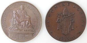 reverse: Medaglie. Papali. Paolo VI. 1963-1978. Lotto di 2 Medaglie. Ae. 