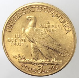 reverse: USA. 10 Dollari Indiano 1912. Au. 