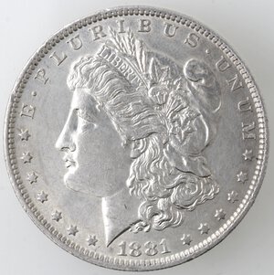 obverse: USA. Dollaro Morgan 1881 O. Ag. 