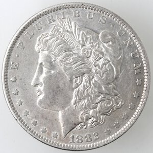 obverse: USA. Dollaro Morgan 1882 O. Ag. 