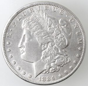 obverse: USA. Dollaro Morgan 1884 CC. Ag. 