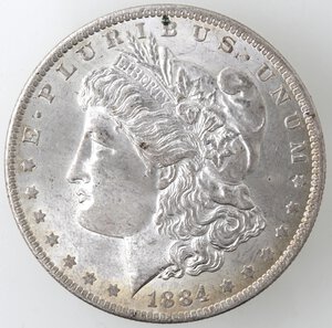 obverse: USA. Dollaro Morgan 1884 O. Ag. 