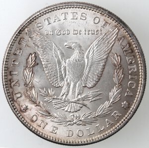 reverse: USA. Dollaro Morgan 1885. Philadelphia. Ag. 