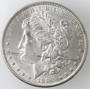 obverse: USA. Dollaro Morgan 1890 S. Ag. 