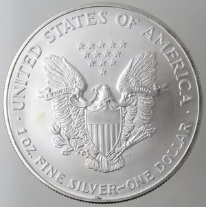 obverse: USA. Dollaro 2002. Oncia. Ag. 