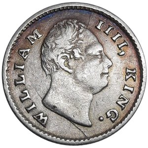 obverse: EAST INDIA COMPANY. William IV, 1/4 Rupee argento 1835  ,BB